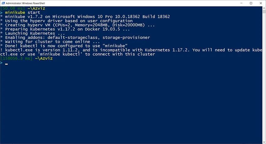 在Windows 10上创建单节点Kubernetes群集分步教程